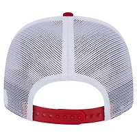 New Era White Florida Panthers Team Patch Basic 9SEVENTY Adjustable Trucker Hat