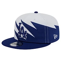 New Era White Los Angeles Dodgers Jagged 9FIFTY Snapback Hat