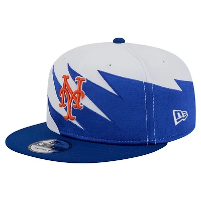 New Era White New York Mets Jagged 9FIFTY Snapback Hat