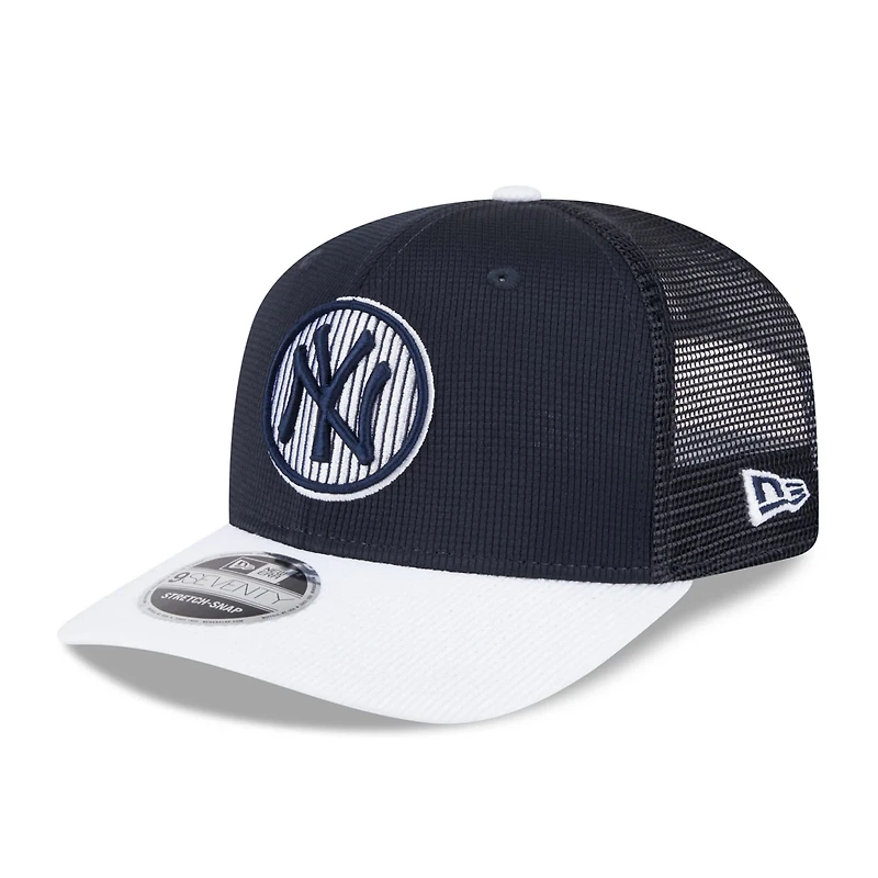 New Era White New York Yankees 2025 Batting Practice 9SEVENTY Stretch-Snap Trucker Hat