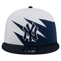 New Era White New York Yankees Jagged 9FIFTY Snapback Hat