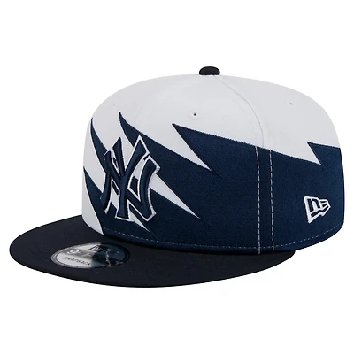 New Era White New York Yankees Jagged 9FIFTY Snapback Hat