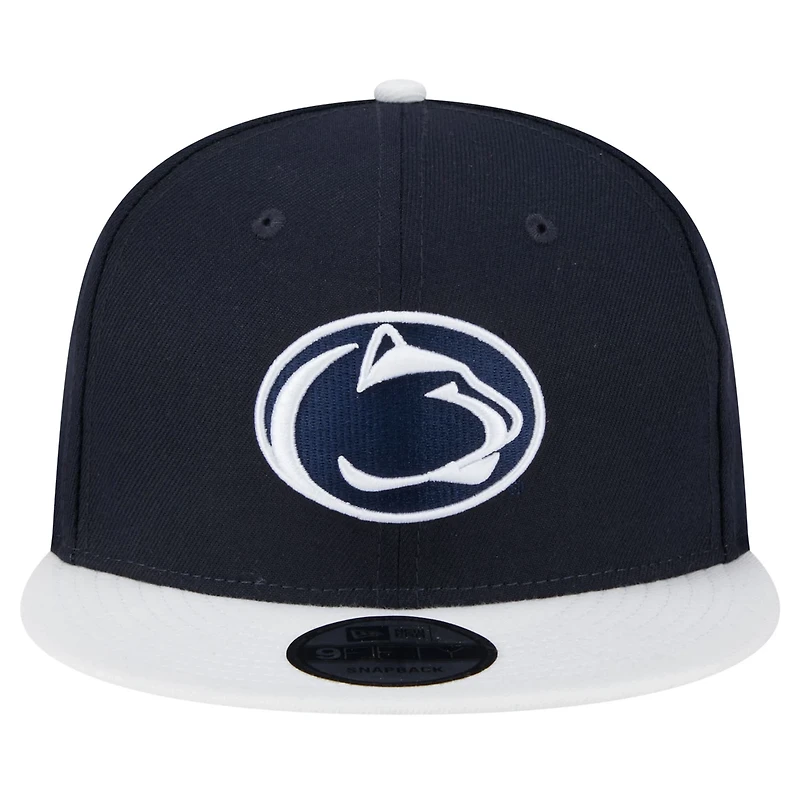 New Era White Penn State Nittany Lions Two-Tone 9FIFTY Snapback Hat