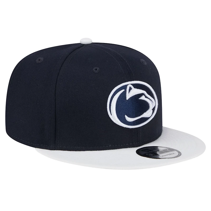 New Era White Penn State Nittany Lions Two-Tone 9FIFTY Snapback Hat