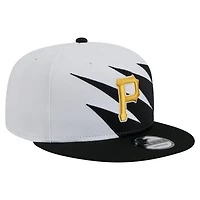 New Era White Pittsburgh Pirates Jagged 9FIFTY Snapback Hat