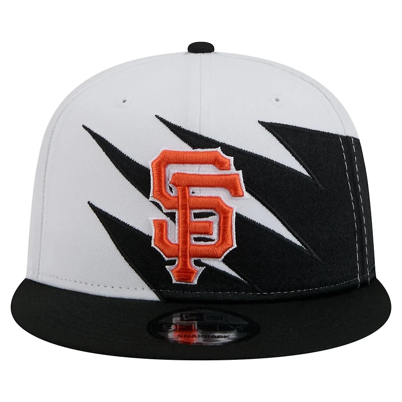 New Era White San Francisco Giants Jagged 9FIFTY Snapback Hat