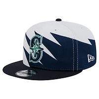 New Era White Seattle Mariners Jagged 9FIFTY Snapback Hat
