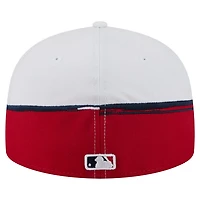 New Era White St Louis Cardinals Paint Stroke 59FIFTY Fitted Hat