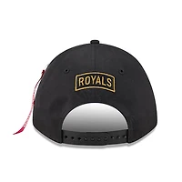 New Era x Alpha Industries Kansas City Royals A-Frame 9FORTY Adjustable Hat