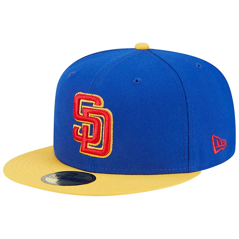 New Era Yellow San Diego Padres Empire 59FIFTY Fitted Hat
