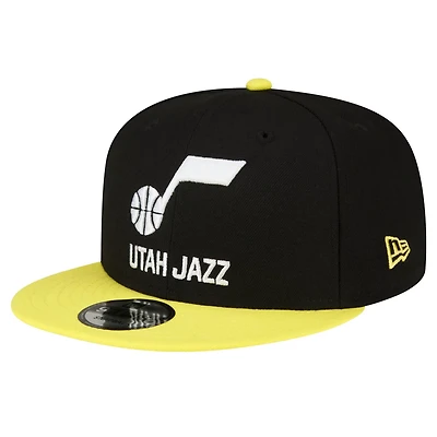 New Era Yellow Utah Jazz Official Team Color 2Tone 9FIFTY Snapback Hat