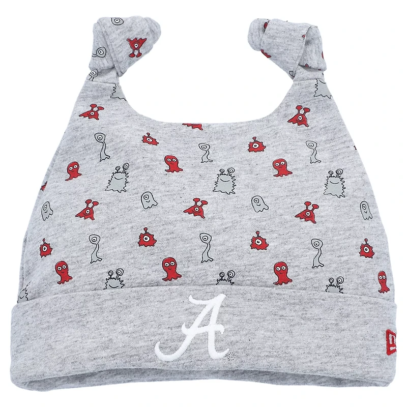 Newborn New Era Alabama Crimson Tide Critter Cuffed Knit Hat