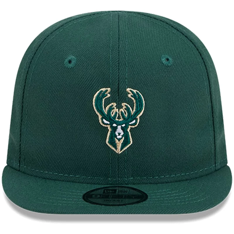 Newborn  New Era Hunter Milwaukee Bucks My First 9FIFTY Adjustable Hat