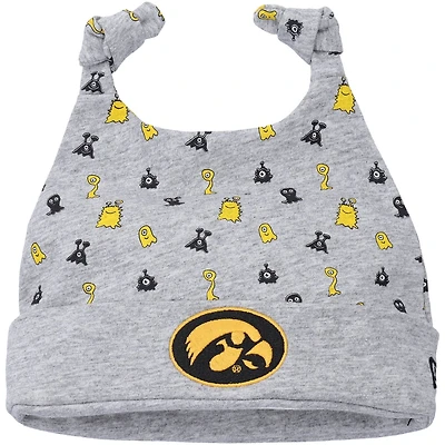 Newborn  New Era Iowa Hawkeyes Critter Cuffed Knit Hat