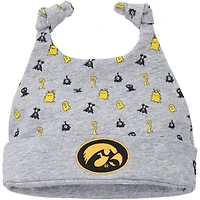 Newborn  New Era Iowa Hawkeyes Critter Cuffed Knit Hat