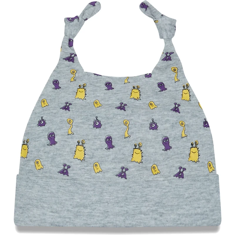 Newborn New Era LSU Tigers Critter Cuffed Knit Hat