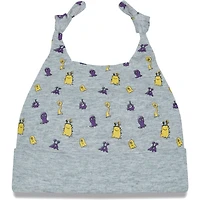 Newborn  New Era LSU Tigers Critter Cuffed Knit Hat