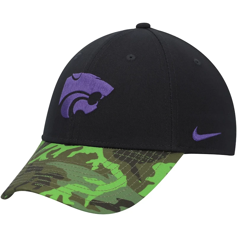 Nike /Camo Kansas State Wildcats Veterans Day 2Tone Legacy91 Adjustable Hat