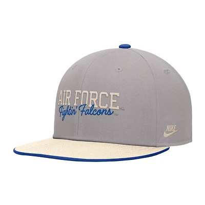 Nike Air Force Falcons Vintage Script Pro Dri-FIT Snapback Hat