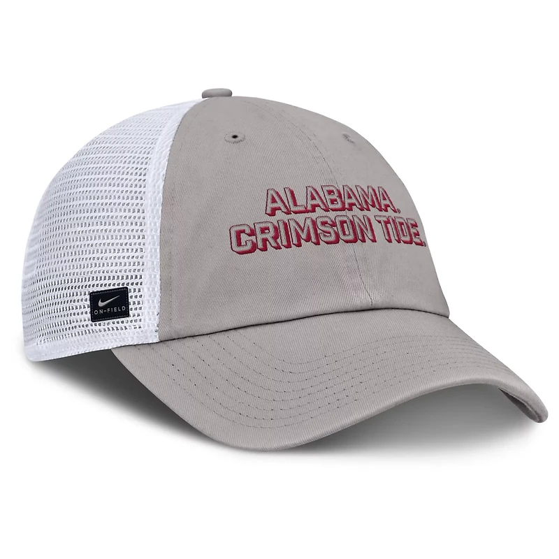 Nike Alabama Crimson Tide 2025 Gameday On-Field Club Adjustable Trucker Hat