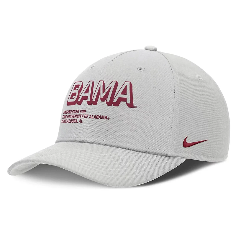 Nike Alabama Crimson Tide 2025 Sideline Dust Pinched Rise Adjustable Hat