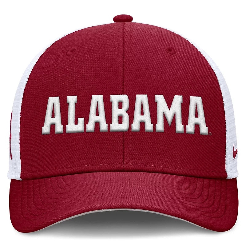 Nike Alabama Tide 2025 Dugout Coaches Rise Performance Trucker Adjustable Hat