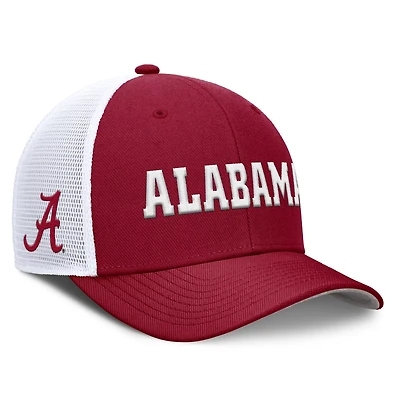 Nike Alabama Tide 2025 Dugout Coaches Rise Performance Trucker Adjustable Hat