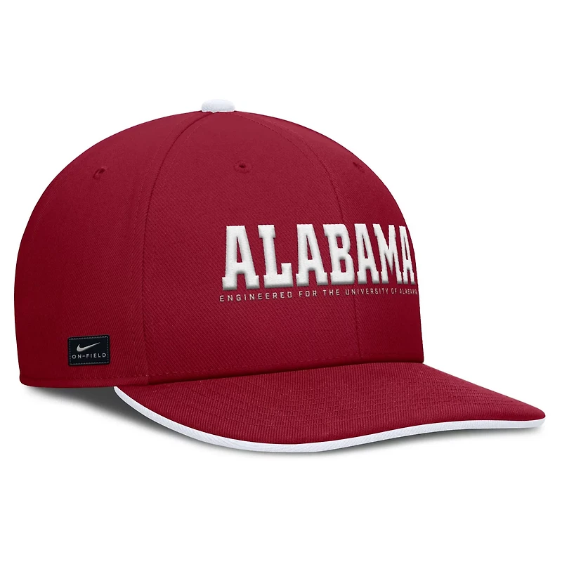 Nike Alabama Tide 2025 On-Field Pro Performance Adjustable Hat