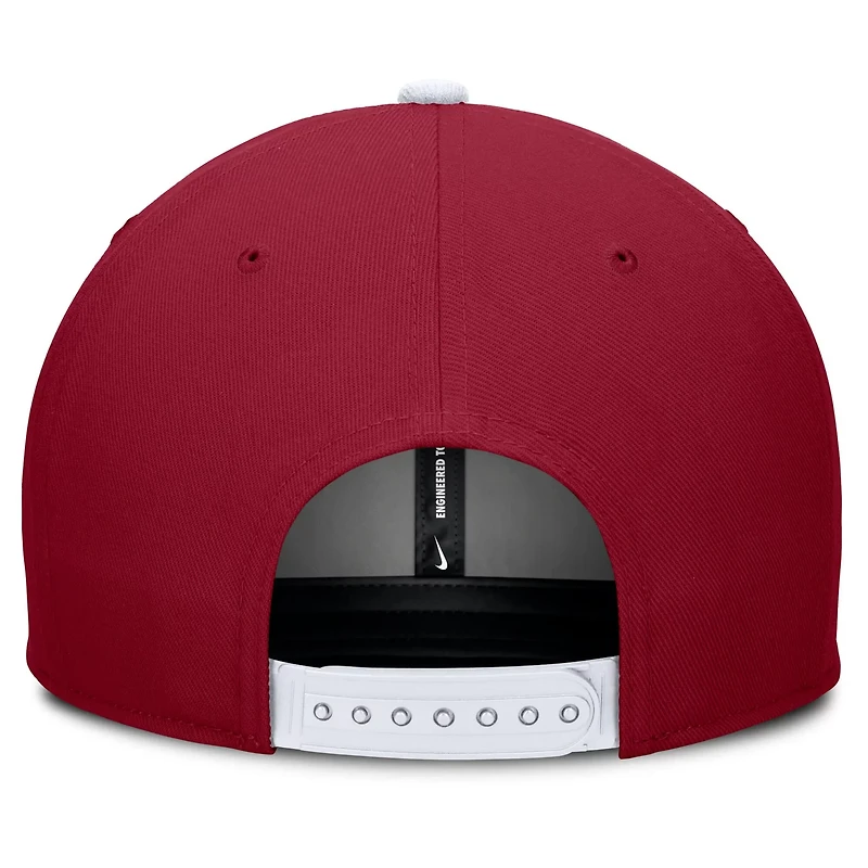 Nike Alabama Tide Pro Legacy Script Snapback Hat