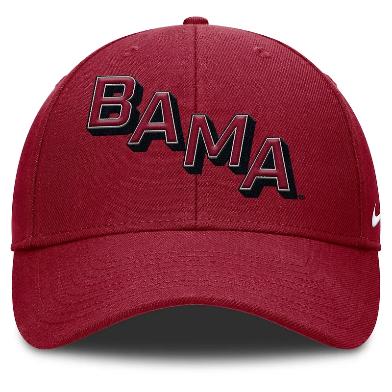 Nike Alabama Tide Slanted Primetime Rise Performance Adjustable Hat