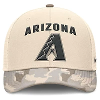 Nike Arizona Diamondbacks Camo Pack Rise Adjustable Trucker Hat
