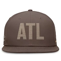 Nike Atlanta Braves Statement Ironstone Performance True Fitted Hat