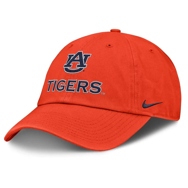 Nike Auburn Tigers 2025 Sideline Club Adjustable Hat
