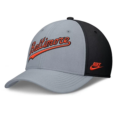 Nike Baltimore Orioles Rise Swoosh Performance Flex Hat