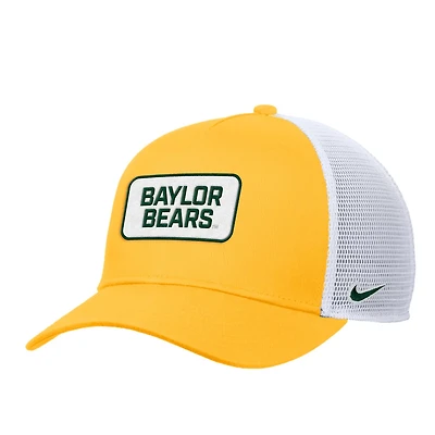 Nike Baylor Bears 2025 On-Field Rise Trucker Performance Adjustable Hat