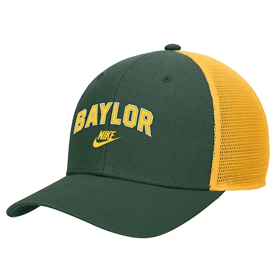 Nike Baylor Bears Vintage Arch Rise Performance Trucker Adjustable Hat