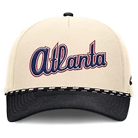 Nike Black Atlanta Braves Cooperstown Collection Rise Adjustable Hat