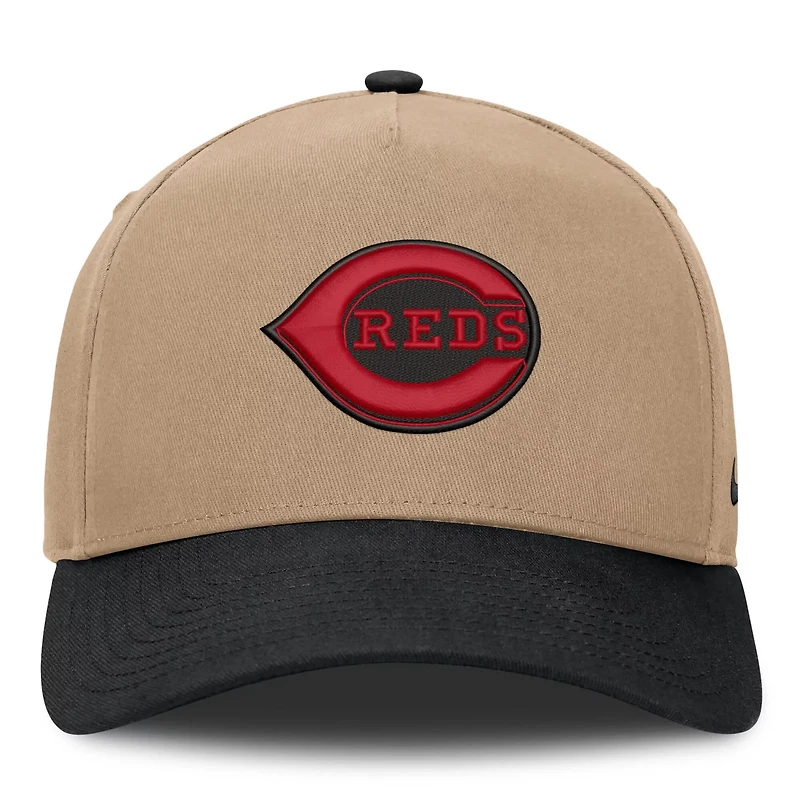 Nike Black Cincinnati Reds Rise A-Frame Adjustable Hat