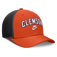 Nike Black Clemson Tigers Legacy Arch Rise Performance Trucker Adjustable Hat