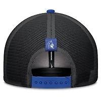 Nike Black Duke Blue Devils Legacy Arch Rise Performance Trucker Adjustable Hat