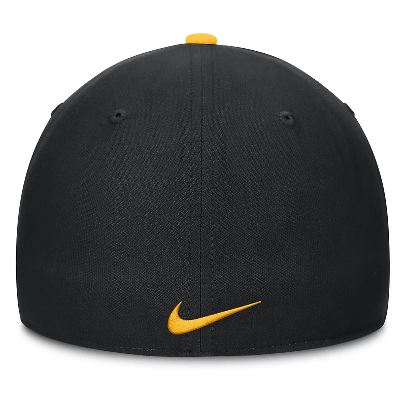 Nike Black Iowa Hawkeyes 2025 Sideline Rise Local Performance Flex Hat