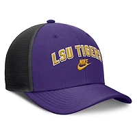 Nike Black LSU Tigers Legacy Arch Rise Performance Trucker Adjustable Hat