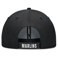 Nike Black Miami Marlins Club Performance Adjustable Hat