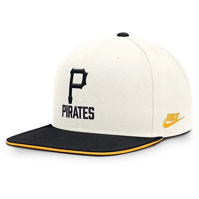 Nike Black Pittsburgh Pirates Cooperstown Pro Dri-FIT Snapback Hat