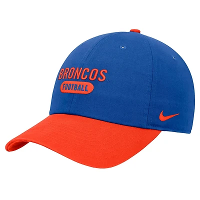 Nike Boise State Broncos Colorblock Club Adjustable Hat
