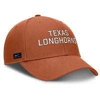 Nike Burnt Texas Longhorns Rise Practice Adjustable Hat