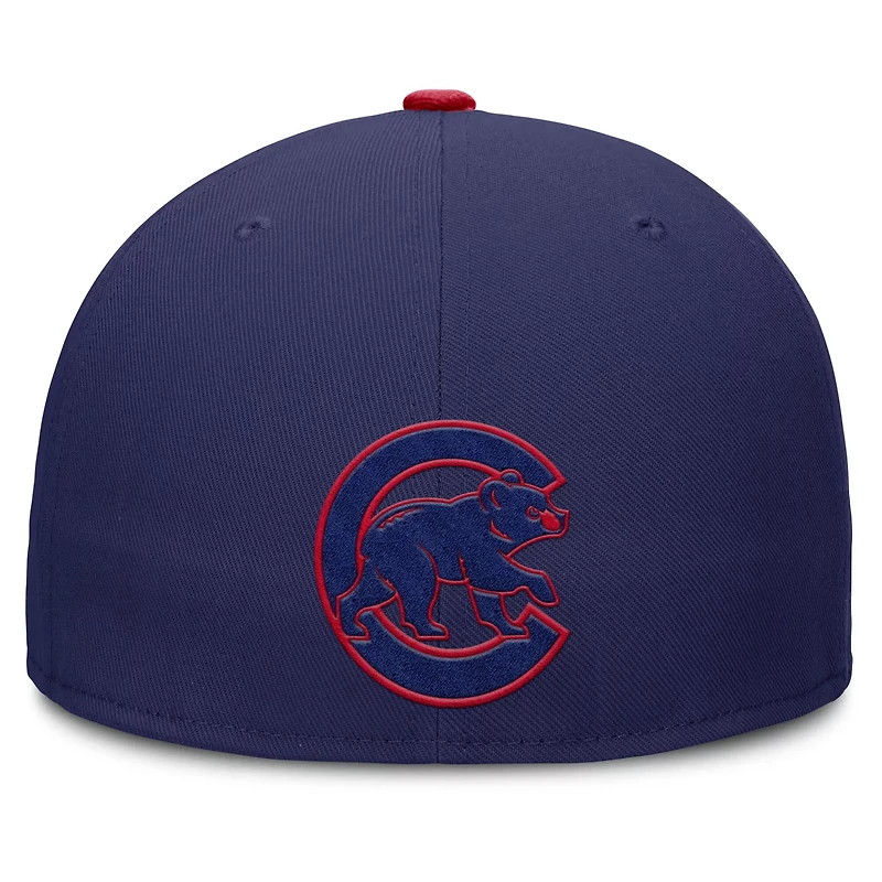 Nike Chicago Cubs Wordmark Dri-FIT Round Bill True Fitted Hat