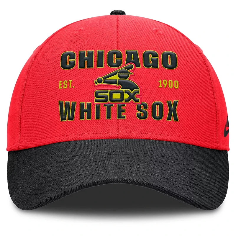 Nike Chicago White Sox Neon 90s Rise Adjustable Hat