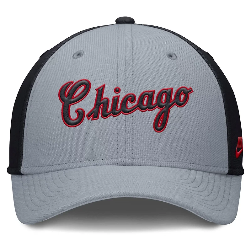 Nike Chicago White Sox Rise Swoosh Performance Flex Hat
