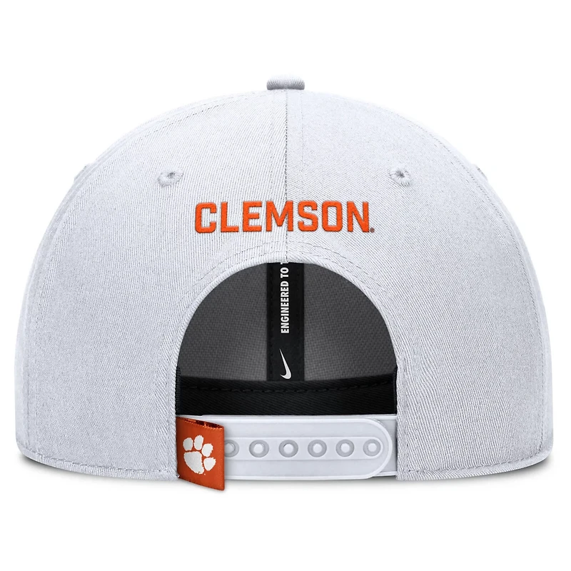 Nike Clemson Tigers 2025 On-Field Rise Performance Adjustable Hat